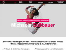 Tablet Screenshot of michaela-suessbauer.de
